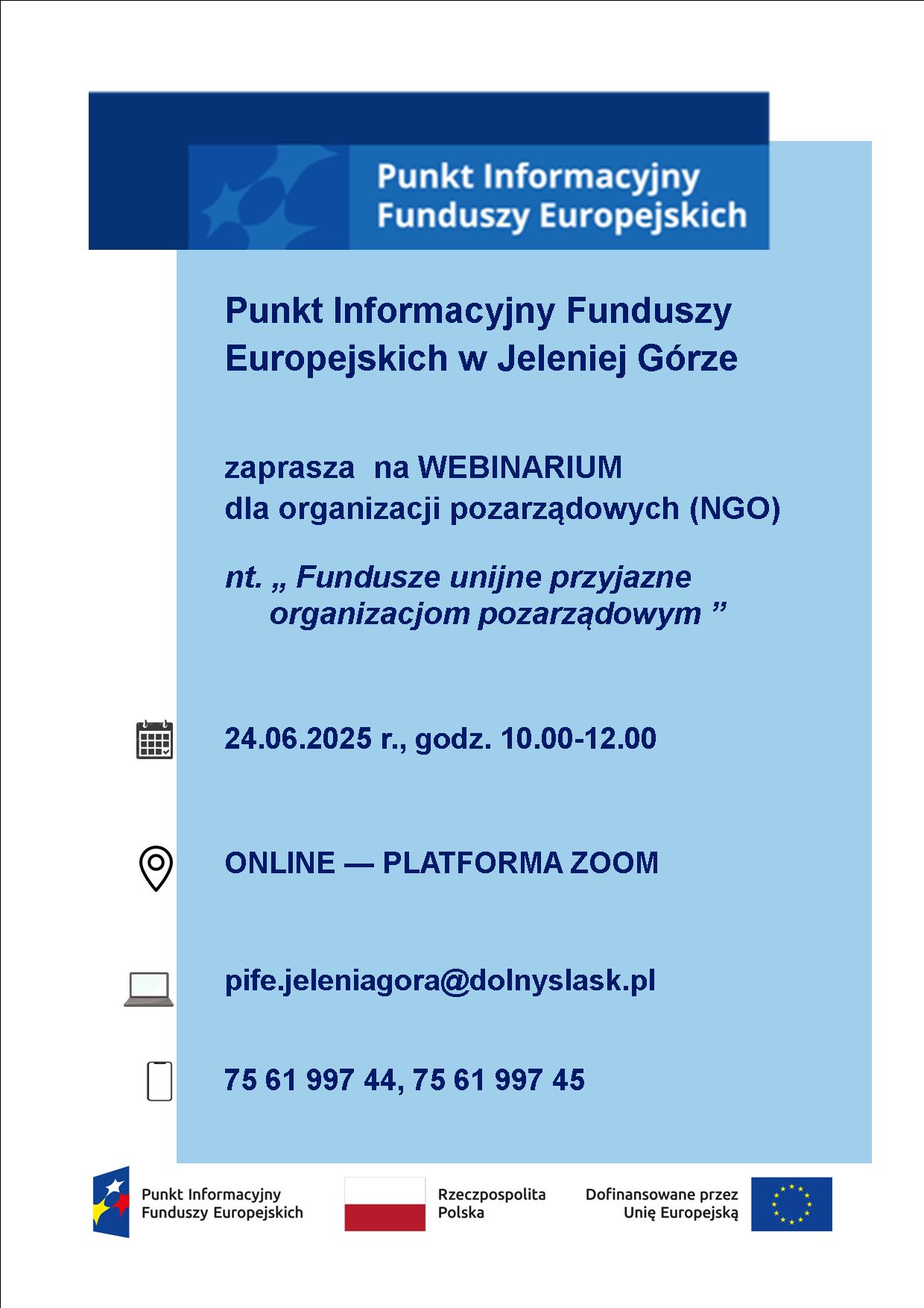 Bezpłatne webinarium dla organizacji pozarządowych!