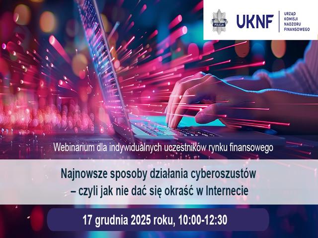 Zaproszenie na webinarium CEDUR „Najnowsze sposoby działania cyberoszustów – czyli jak nie dać się okraść w Internecie