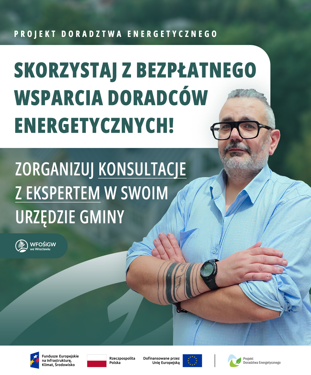 Skorzystaj z bezpłatnego wsparcia Doradców Energetycznych, działających w WFOŚiGW we Wrocławiu!