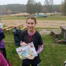 amanda  tuz po zakonczonym biegu w kobylej gorze