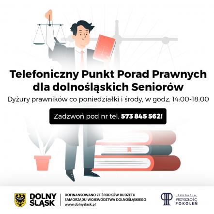Telefoniczny Punkt Porad Prawnych dla dolnośląskich Seniorów